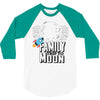 Family Trip To Moon 3/4 Sleeve Shirt