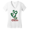 screaming mutant hand Women's V-Neck T-Shirt