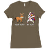 your aunt my aunt Ladies Fitted T-Shirt