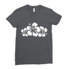 hawaiian flower Ladies Fitted T-Shirt