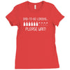 dad to be loading please wait new Ladies Fitted T-Shirt