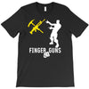 finger guns batle royal gaming T-Shirt