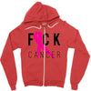fuck cancer Zipper Hoodie