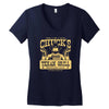 chuck's texan grill Women's V-Neck T-Shirt