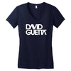 david guetta logo Women's V-Neck T-Shirt