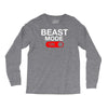 beast mode activated Long Sleeve Shirts
