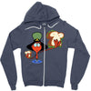 mustard or mayo Zipper Hoodie