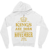 kings are born  november Zipper Hoodie