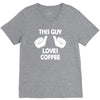 this guy loves coffee V-Neck Tee
