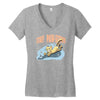 stay paw sitive Women's V-Neck T-Shirt