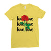 Love Rose Ladies Fitted T-Shirt