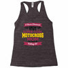 i never dreamed i'd grow up to be a super cool motocross mom but here Racerback Tank