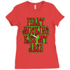 funny ferry mucking christmas, ideal gift or christmas present. Ladies Fitted T-Shirt