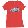 zombies Ladies Fitted T-Shirt
