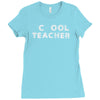 school cool teacher Ladies Fitted T-Shirt