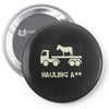 hauling a Pin-back button