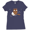 nocturnowl Ladies Fitted T-Shirt
