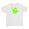 android eats apple Youth Tee