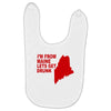 funny maine state Baby Bibs