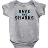 Save The Sharks Baby Onesie