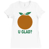 orange uglad Ladies Fitted T-Shirt