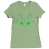 neon toothless Ladies Fitted T-Shirt