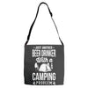 beer drinker camping!! Adjustable Strap Totes