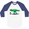 hugasaurus rex 3/4 Sleeve Shirt