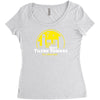 visit tilted towers fortnite Women's Triblend Scoop T-shirt