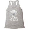 sorry this girl is already taken by a super sexy june boyfriend Racerback Tank