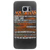 Aquarians Difficult Ones To Understand Zodiac Tees Samsung Galaxy S7 Edge