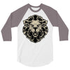 lion head 3/4 Sleeve Shirt