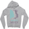 women's march 2017 on washington Zipper Hoodie