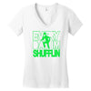 everyday im shufflin lmfao party rock shuffling Women's V-Neck T-Shirt