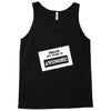 my name is awesome Tank Top