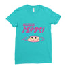 [your name] is going to be mommy Ladies Fitted T-Shirt