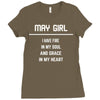 May Girl Ladies Fitted T-Shirt