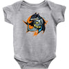 shark knight graphic Baby Onesie