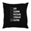 Lgbt Checklist Throw Pillow
