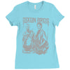 the walking dead tv show daryl and merle dixon brothers zombies Ladies Fitted T-Shirt