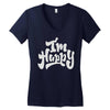i'm happy Women's V-Neck T-Shirt