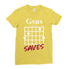 gsus saves chord Ladies Fitted T-Shirt