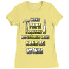wenn papa wer dann Ladies Fitted T-Shirt
