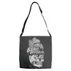 six on the brain Adjustable Strap Totes