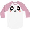 panda face 3/4 Sleeve Shirt