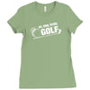 Eat Sleep Breath Golf Ladies Fitted T-Shirt