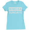 mimosa sundays brunch mens Ladies Fitted T-Shirt