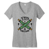 this is not a costume Women's V-Neck T-Shirt