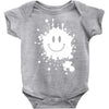 mud splatter smiley face smile forrest gump movie Baby Onesie