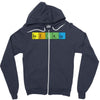 bazinga periodic table funny funny birthday present gift Zipper Hoodie